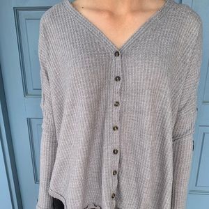urban outfitters “out from under” sweater in gray